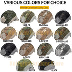 Signal & Steel FAST Helmet Camouflage Cover – Tactical Airsoft Helmet Cover with Elastic Retention