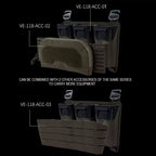 Signal & Steel K-Style Multi-Caliber Triple Mag Placard – 5.56 / SMG Magazine Panel for Plate Carriers