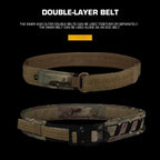 Signal & Steel Magnetic MOLLE Battle Belt – Double-Layer Tactical Belt System for Airsoft Loadouts