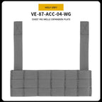 Signal & Steel MOLLE Expansion Panel for Chest Rigs – Tactical Front Mount Plate for Navigation & Phone Panels
