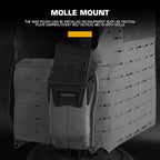 Signal & Steel Pince Single 5.56 Mag Pouch – Low Profile MOLLE Rifle Magazine Holder