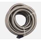 10AN/8AN/6AN Fitting Stainless Steel Braided Oil Fuel Hose Line Kit 5Feet Silver