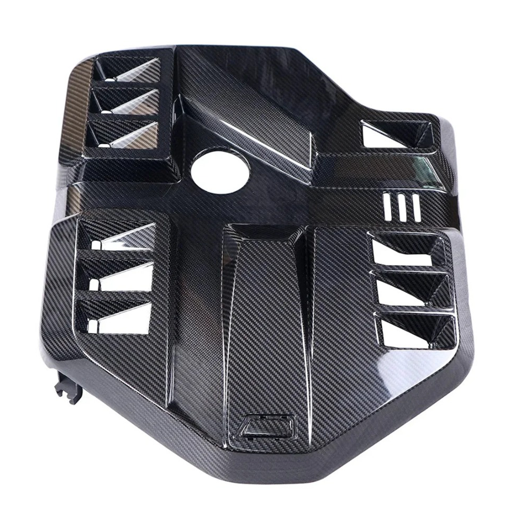 Carbon Fiber Engine Cover (Big Size Replacement) for BMW G87 M2 G80 G81 M3 G82 G83 M4