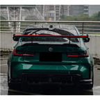 Prepreg Carbon Fiber LED Swan Neck Rear Wing for BMW G8X G80 M3 G82 M4 G87 M2