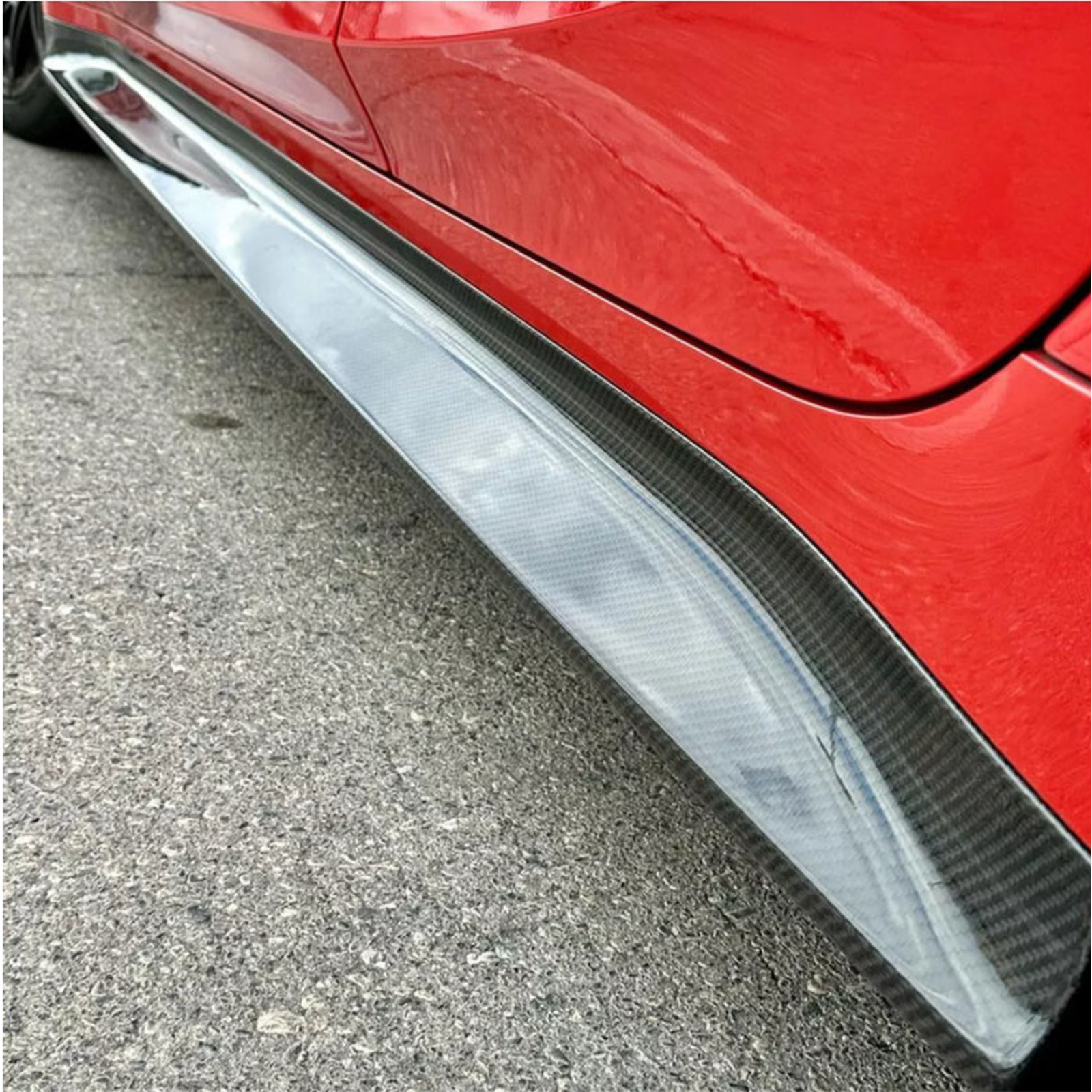 Carbon Fiber Side Skirt Replacement for BMW G80 M3