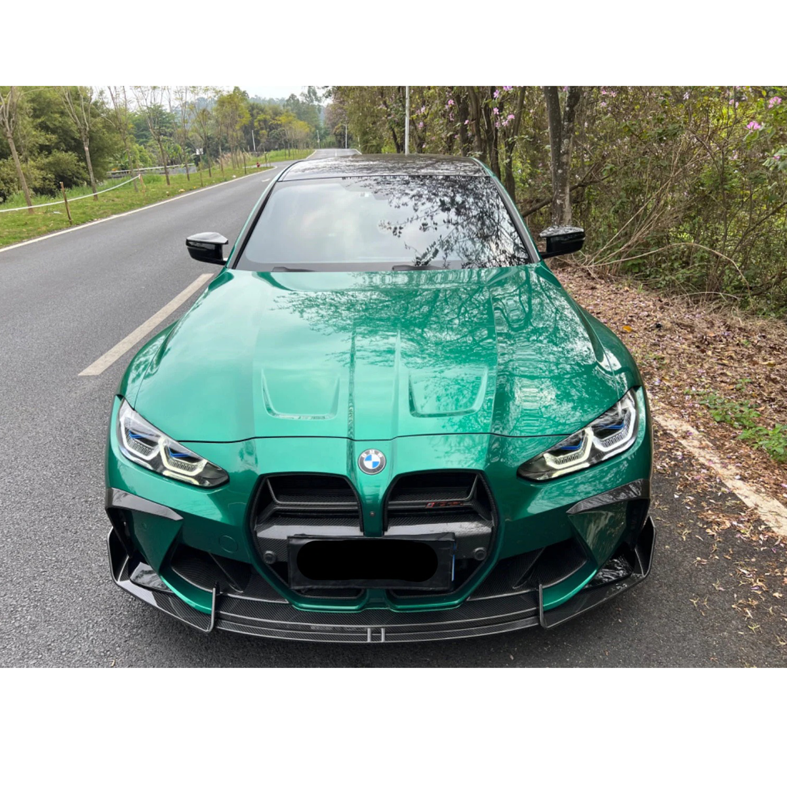Prepreg Carbon Fiber AD Style Front Lip for BMW G80 G81 G82 G83 M3 M4