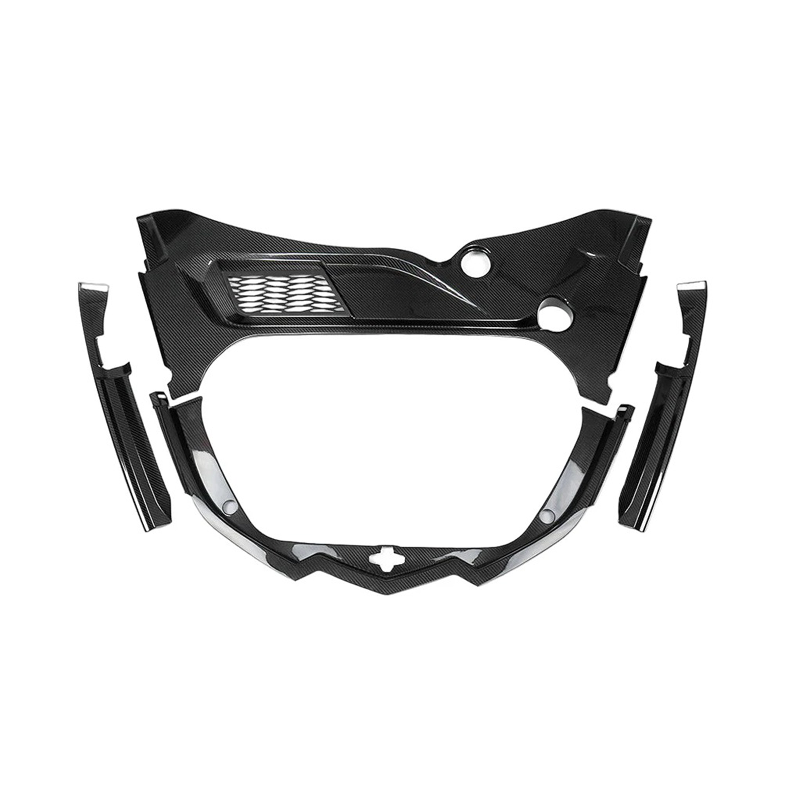 Dry Carbon Fiber Front Trunk Cover Trim Replacement for Chevrolet Corvette C8 Z51 Z06