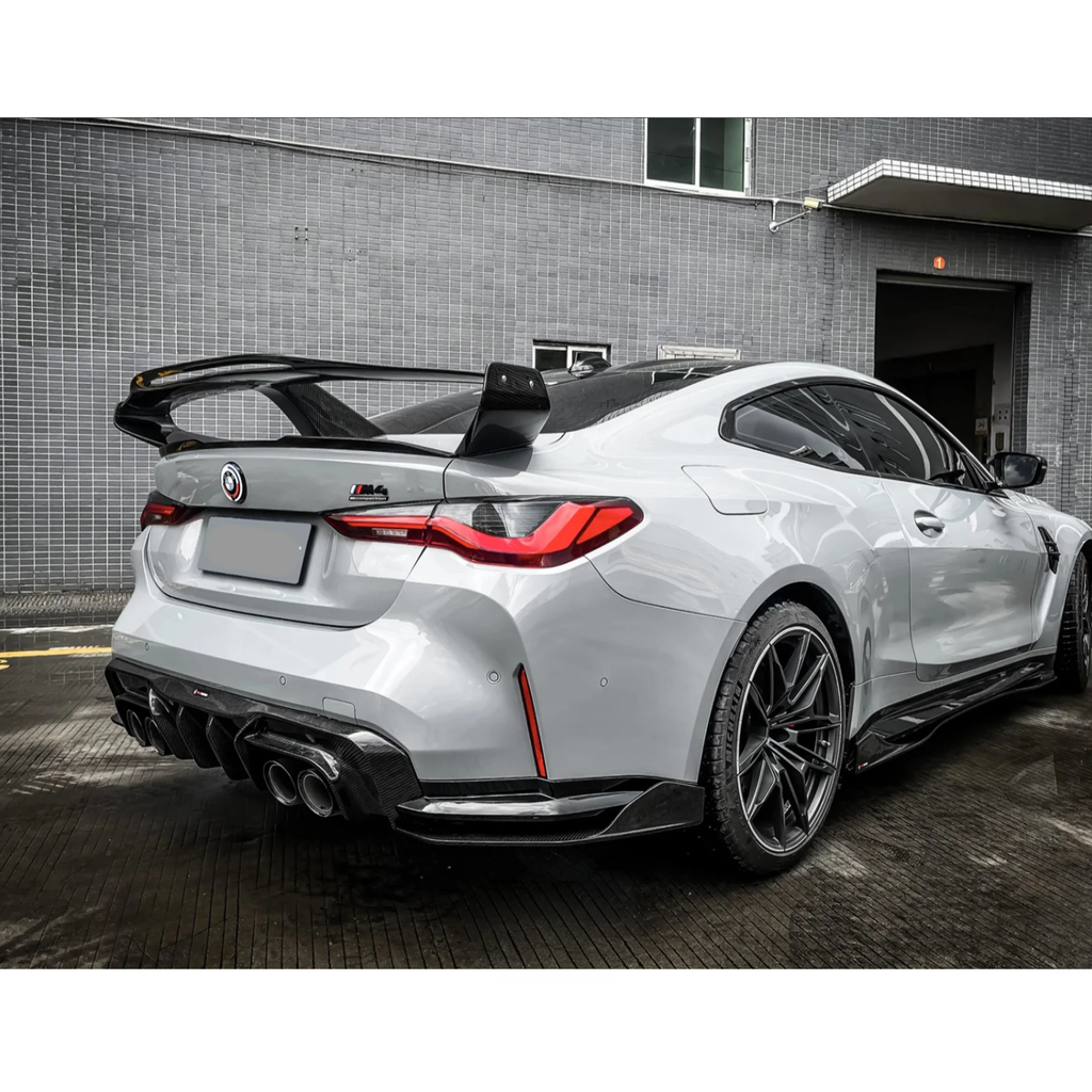 Prepreg Carbon Fiber TK Aggressive Large Rear Trunk Wing for BMW G80 M3 G82