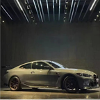 Prepreg Carbon Fiber LED Swan Neck Rear Wing for BMW G8X G80 M3 G82 M4 G87 M2