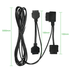 20 PIN to OBD-II Power Cable size diagram