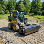 Greatbear 72" Skid Steer Vibratory Roller 24" Smooth Drum Attachment
