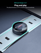 Rotating Gear Shift Knob Dock for Model 3 Highland/Model Y Juniper | Ergonomic Design