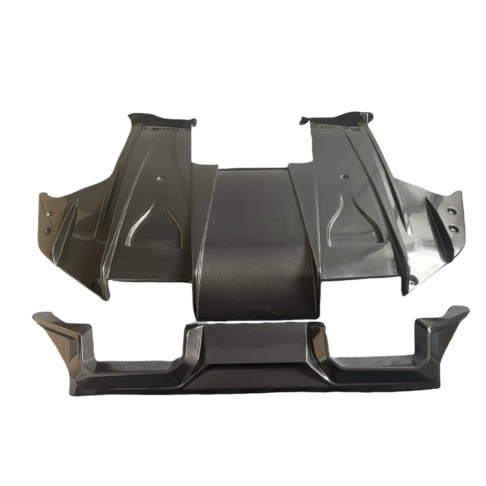 Pre-Preg Carbon Fiber Rear Undertray Diffuser V2 for BMW G87 M2