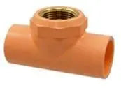 Sprinkler Tee With Metal Threaded Insert For Fire System