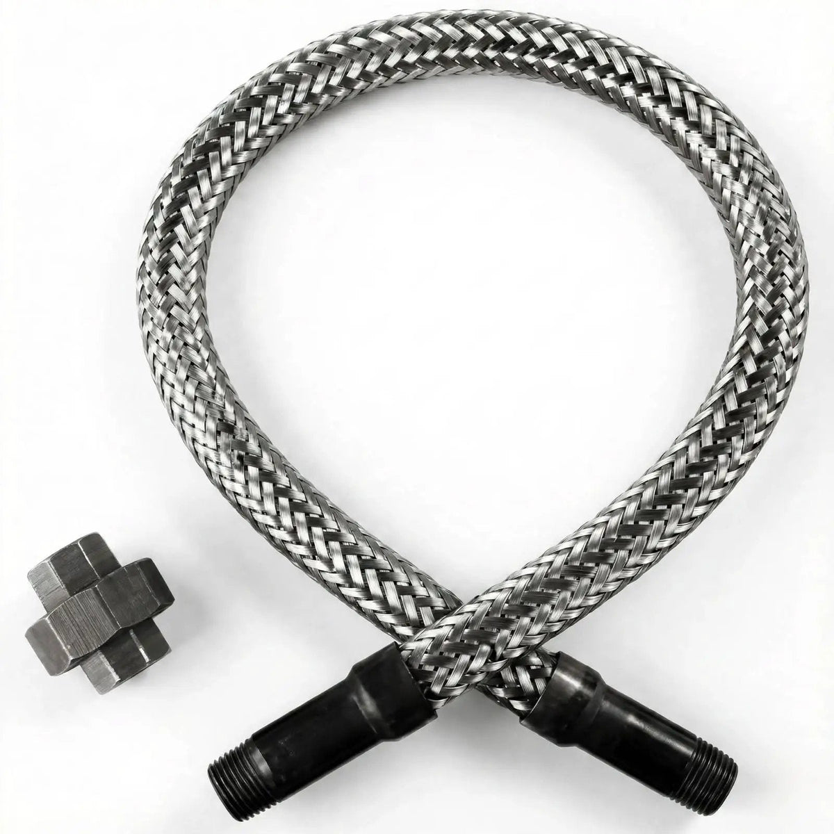 Stainless Steel Flex Hose 1/2" MNPT for Air Compressor