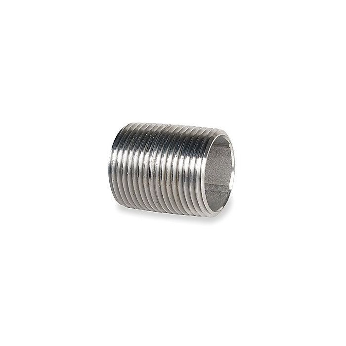 2" x Close 304/304L Stainless Steel Welded Pipe Nipple - Sch. 40