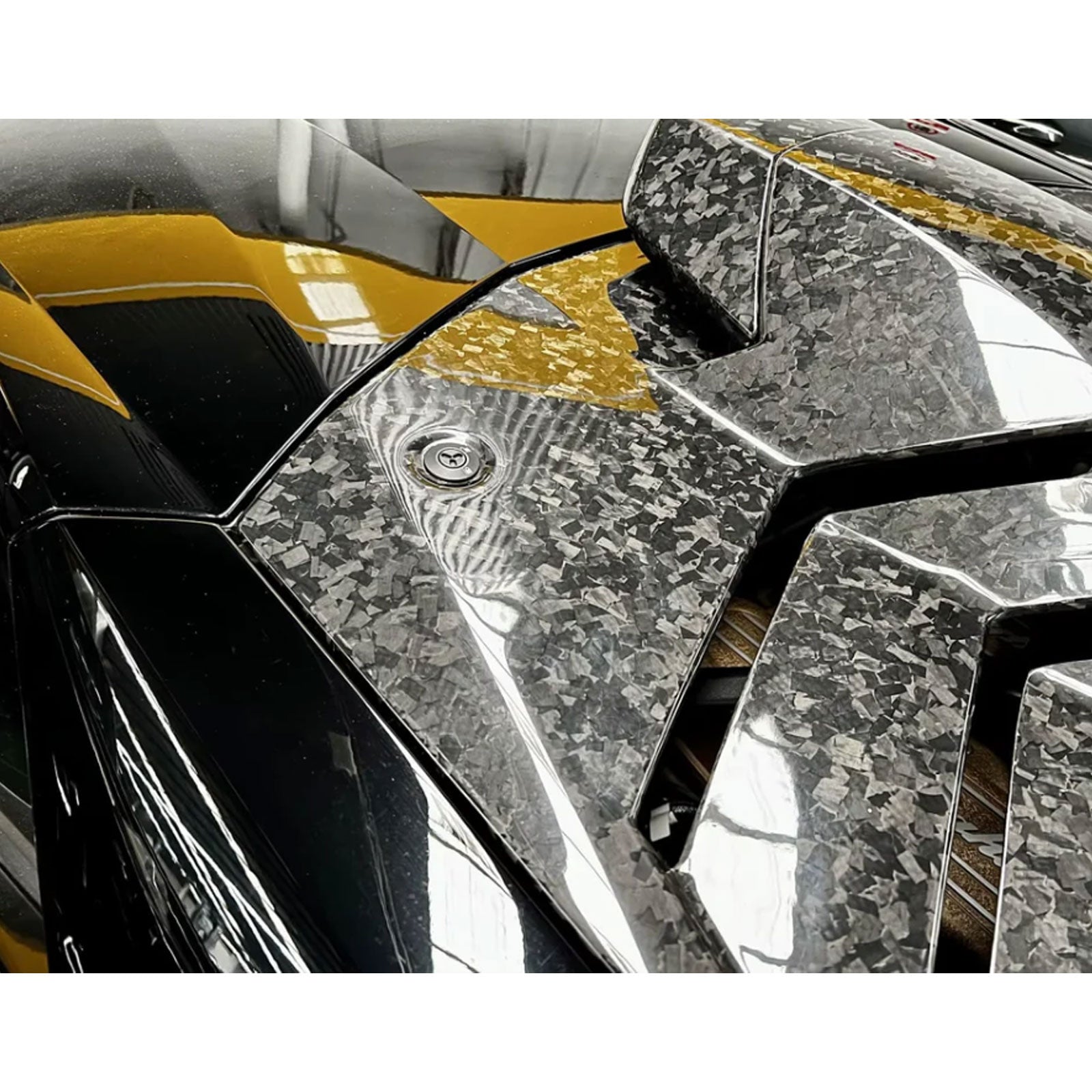 STO Style Carbon Fiber Engine Hood for Lamborghini Huracan LP580 LP610 EVO