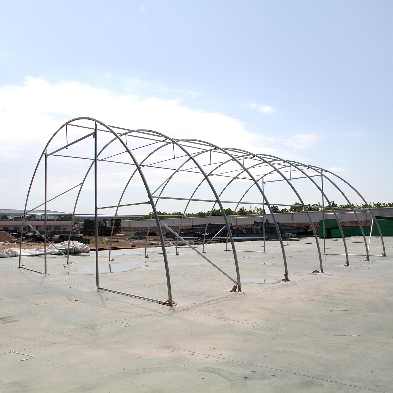 W20'xL30'xH12' Single Truss Arch Storage Shelter