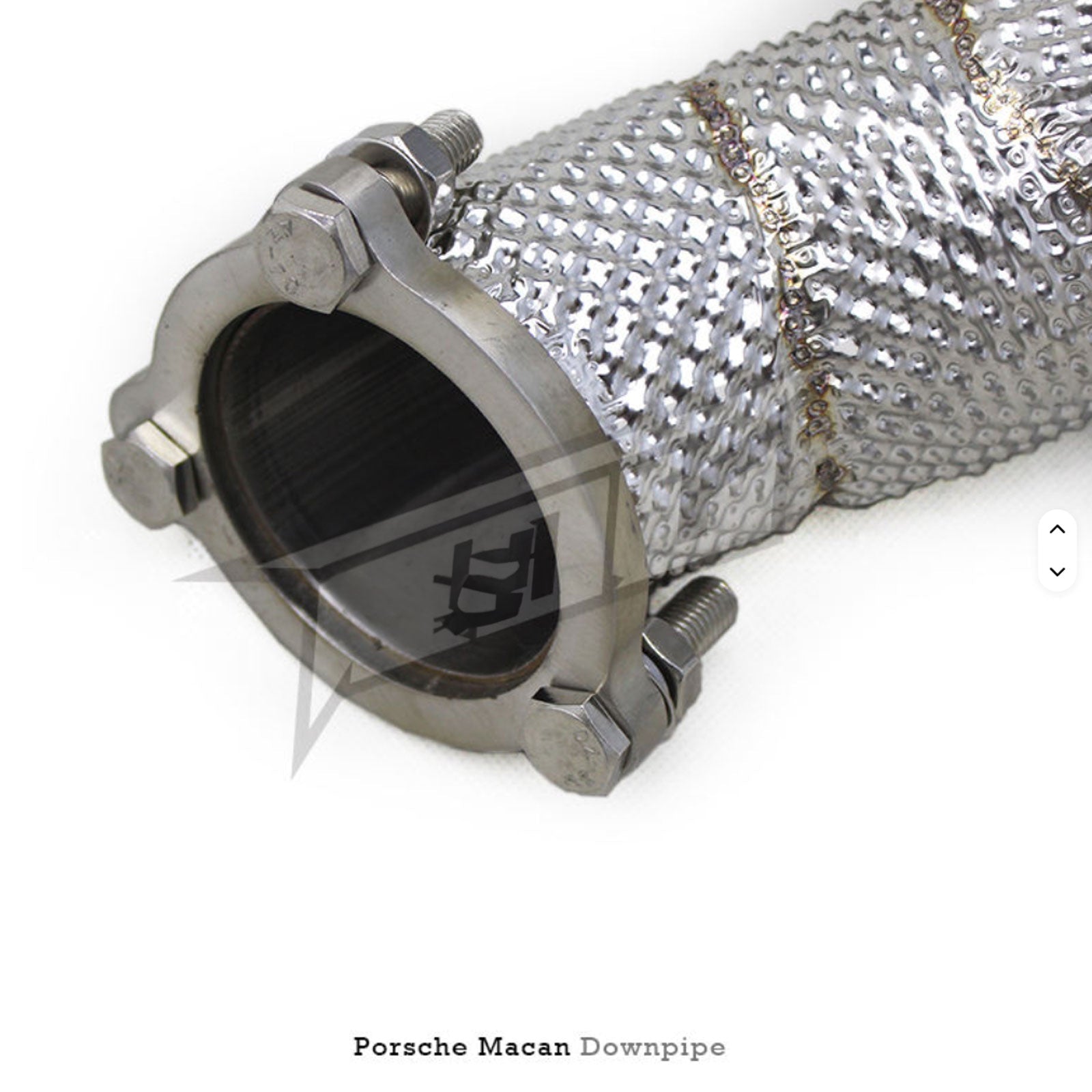 Straight Free Flow Stainless Steel Down Pipes for Porsche Macan Turbo GTS 3.6T