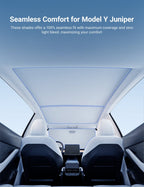 Summer Comfort Pack: Roof & Windshield Shades for Model Y Juniper