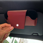 Sun Visor Glasses Case for Tesla