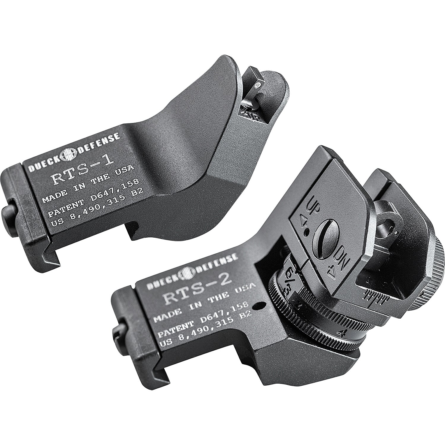SureFire DD-RTS-TRITIUM - Rapid Transition Sights - Made in USA