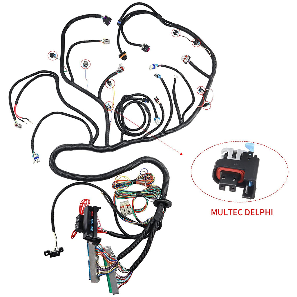 LS T56 DBW STANDALONE WIRING HARNESS or Non-Electric Tran 4.8 5.3 6.0