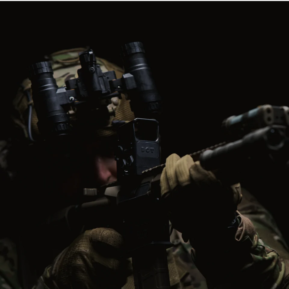 DOT EHS-1: Holographic Sight 1 MOA / 65 MOA Reticle & Included 2.26" High Mount - Night Vision Ready & QD lever