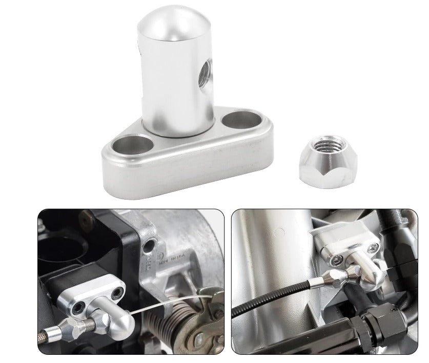 Throttle Cable Bracket Single Stud 98-99 Chevy LS1 Compatible with GM Throttle Body with 3" Linkage Cam