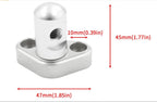 Billet LS1 Throttle Cable Bracket for GM Throttle Body with 3" Linkage Cam