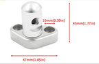 Throttle Cable Bracket Single Stud 98-99 Chevy LS1 Compatible with GM Throttle Body with 3" Linkage Cam