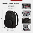 Vertx Ready Pack X - Discreet 20L Gray Man EDC & Rapid CCW Access - 15" Laptop Sleeve