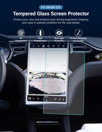 Tempered Glass Screen Protector for Model S/X【17 inch】