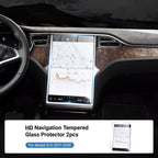 Tempered Glass Screen Protector for Model S/X【17 inch】