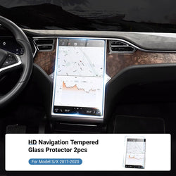 Tempered Glass Screen Protector for Model S/X【17 inch】