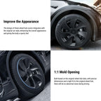 TESERY 18″ 19″ 20″ Wheel Covers for Tesla Model 3 / Model Y (4PCS)