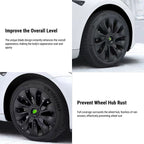 TESERY 18″ 19″ Hubcaps for Model 3/Y (4PCS)