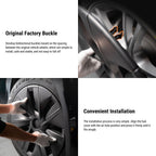 TESERY 19″ Gemini Dark Wheels Cover for Model Y (4PCS)