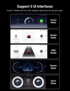 TESERY 8.9'' Dashboard Display with Ambient Lighting for Model 3 Highland / Model Y Juniper