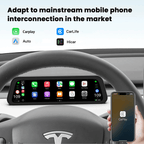 TESERY 9.6 Inch Instrument Cluster Dashboard Display for Model 3 / Y