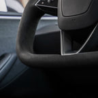 TESERY Alcantara Yoke Steering Wheel for Model 3 Highland & Model Y Juniper