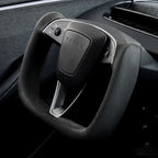 TESERY Alcantara Yoke Steering Wheel for Model 3 Highland & Model Y Juniper