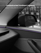 TESERY Dry Carbon Fiber Door Trim Cover for Tesla Model Y Juniper