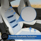 TESERY Nappa Leather Seat Covers for Tesla Model 3 & Model Y