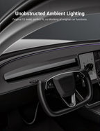 TESERY Real Dry Carbon Fiber Dashboard Cover Overlay for Model 3 Highland / Model Y Juniper