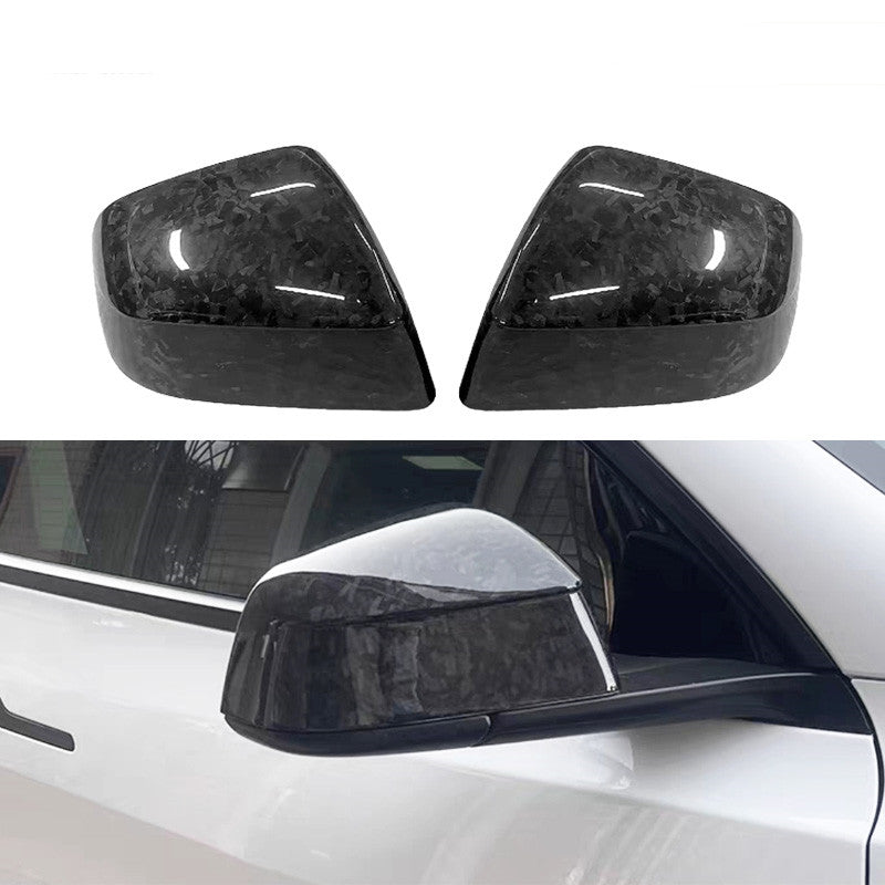 Carbon Fiber Mirror Covers for Model 3 / Y | 3 Finishes | 3M Adhesive