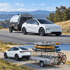 TESERY Trailer Tow Hitch for Model Y | 6500 lbs Capacity | No-Drill Install