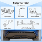 TESERY Trailer Tow Hitch for Model Y | 6500 lbs Capacity | No-Drill Install