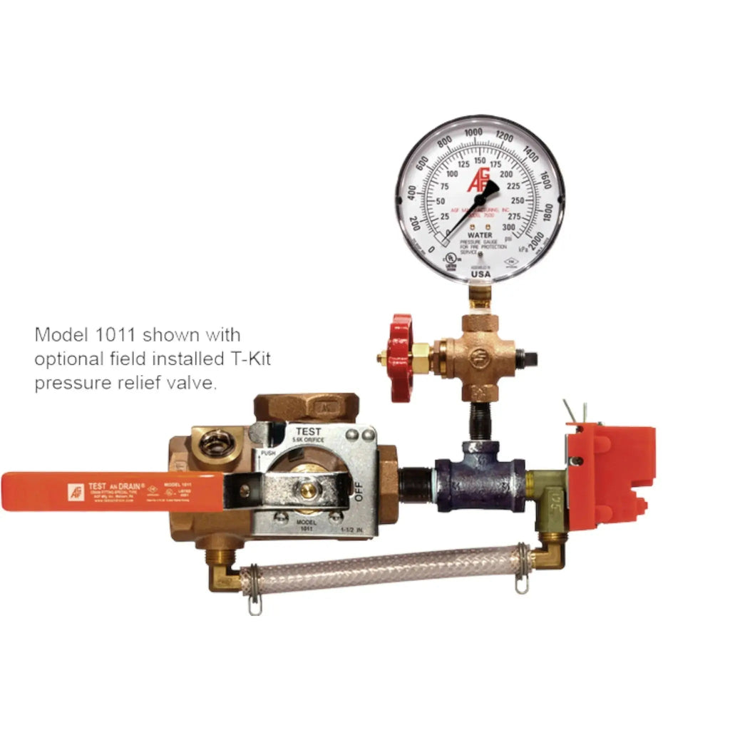 Test And Drain M1011T Ball Valve With Pressure Gauge