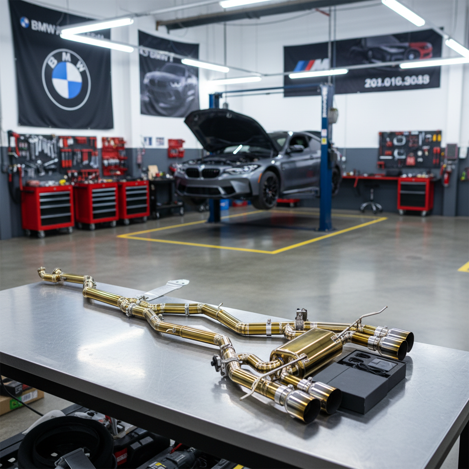 Valved Titanium Catback Exhaust System for BMW M3 M4 G80 G82 3.0T